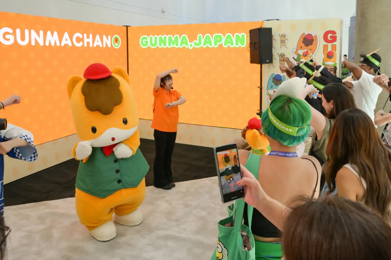 A Lively Scene From GUNMACHAN's Booth at Anime Expo 2024