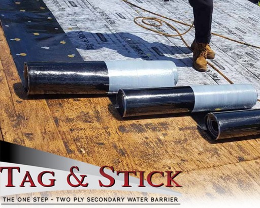 Tag & Stick Adhesive Roofing Underlayment Launches New Website