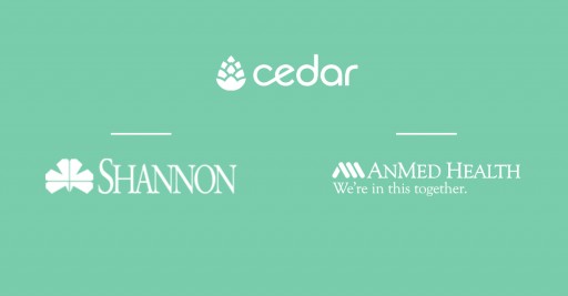 Cedar Announces Partnerships With Leading Comprehensive Health Systems AnMed Health and Shannon Health