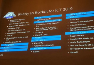 Slides from the Ready to Rocket launch event on March 11, 2019 in Vancouver 