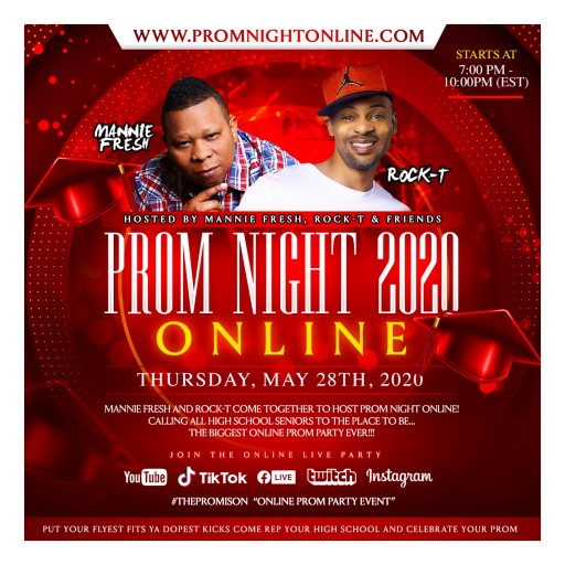 DJ/Producer Mannie Fresh Teams Up With Radio Personality Rock-T to Put 'Fresh' Spin on Prom for Class of 2020