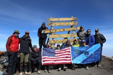 2016-17 Conquering Kili Class on the Summit of Kili