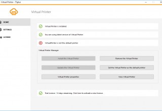 Easily Manage The Virtual Printer settings from the Central TSplus Interface