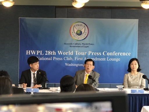 International Peace Delegates Hold Press Conference at National Press Club