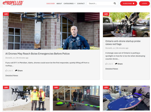 ePropelled Launches Unmanned Systems News Site