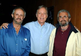 Director Jerry London With Actor Richard Chamberlain and Eric Bercovici