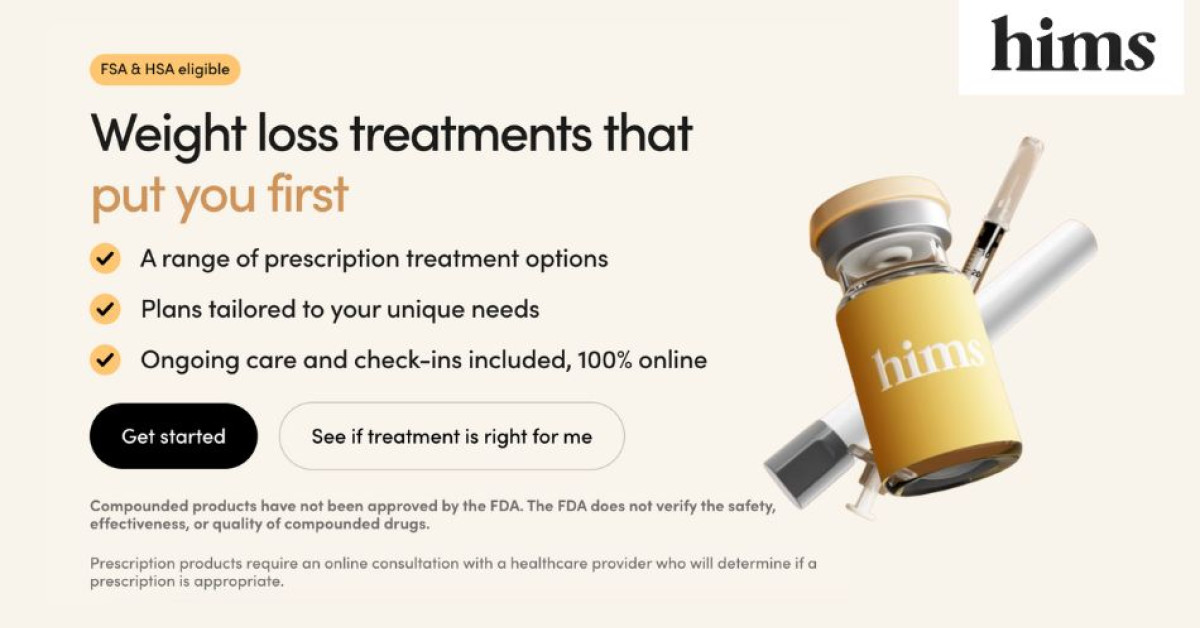 Hims GLP-1 Weight Loss Guide 2026: Injectable and Oral Treatment Options  for Men (Semaglutide and Tirzepatide)