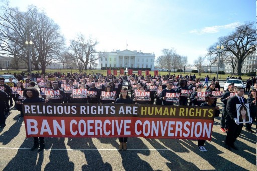 Protest at White House Exposes Human Rights Scandal in South Korea
