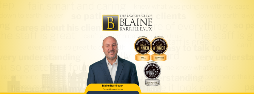 The Law Offices of Blaine Barrilleaux receives 2025 Acadiana's Choice honors