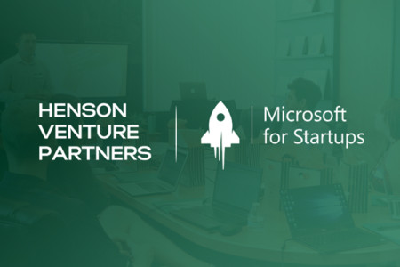 Henson Venture Partners × Microsoft for Startups Partnership Graphic