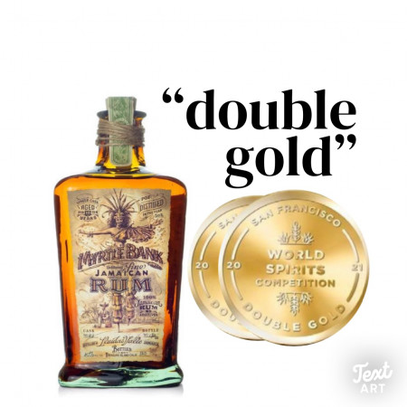 Myrtle Bank Rum "double gold" SF spirits Competition