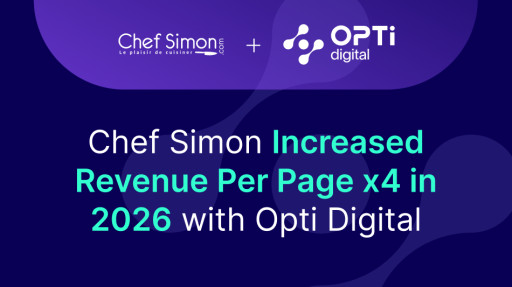 Chef Simon Quadruples Revenue Per Page with Opti Digital