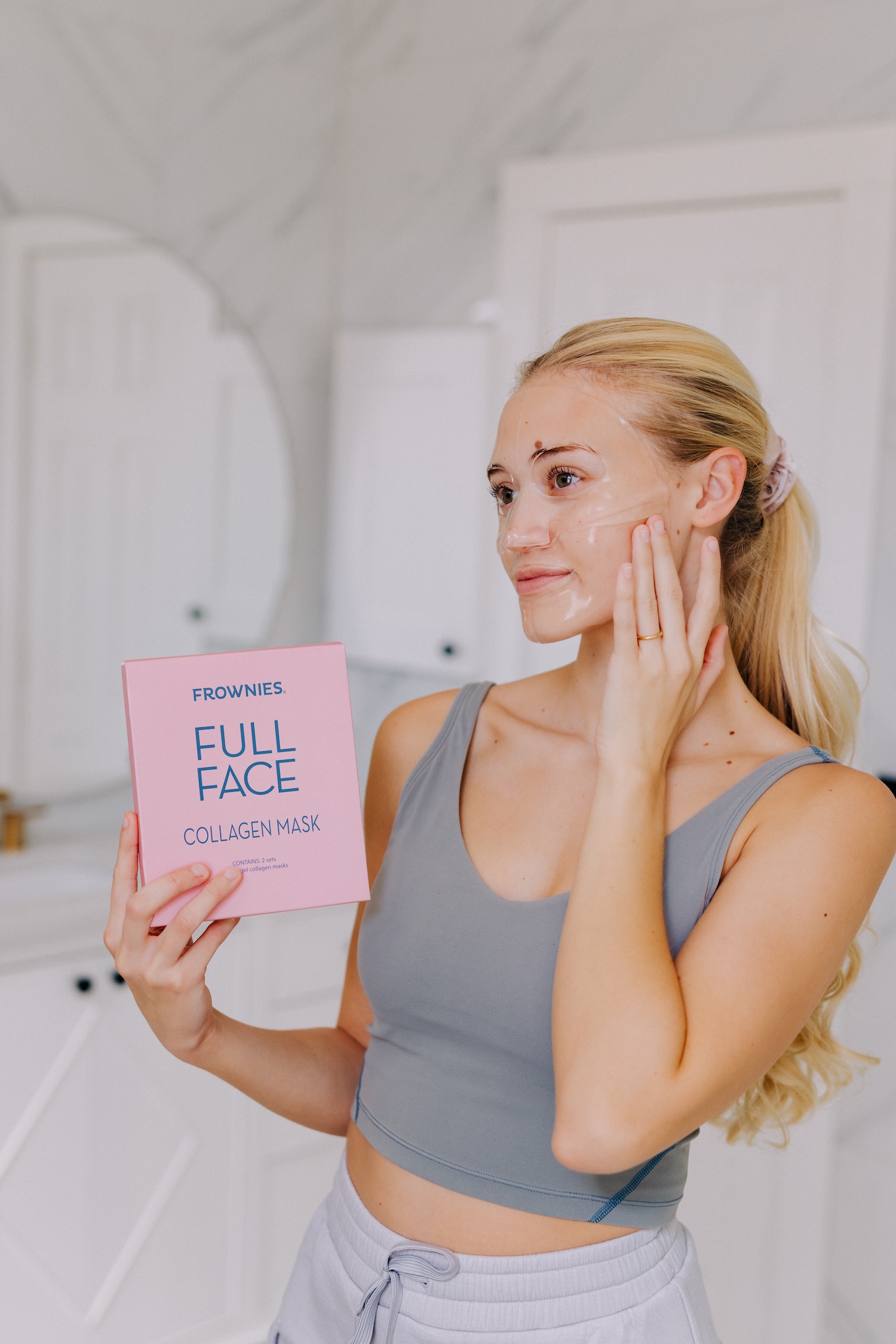 Frownies New Full Face Collagen Mask 