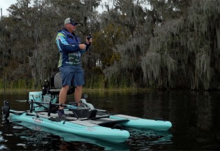 FLW Pro, Tim Frederick fishes from the 360 Angler