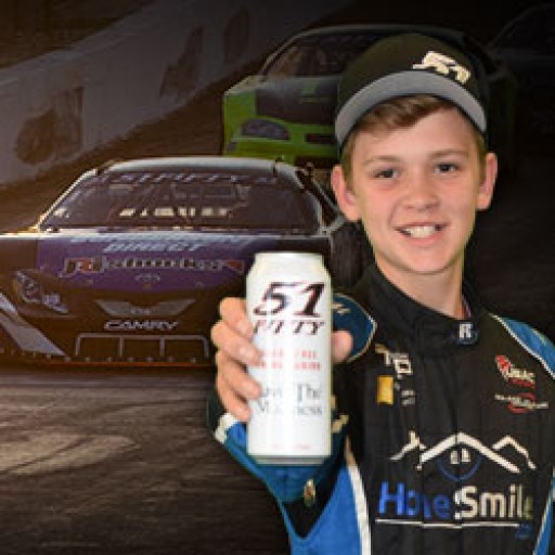 Jesse Love, 12-Year-Old Racing Sensation, Inks Pact With 51FIFTY Energy Drink