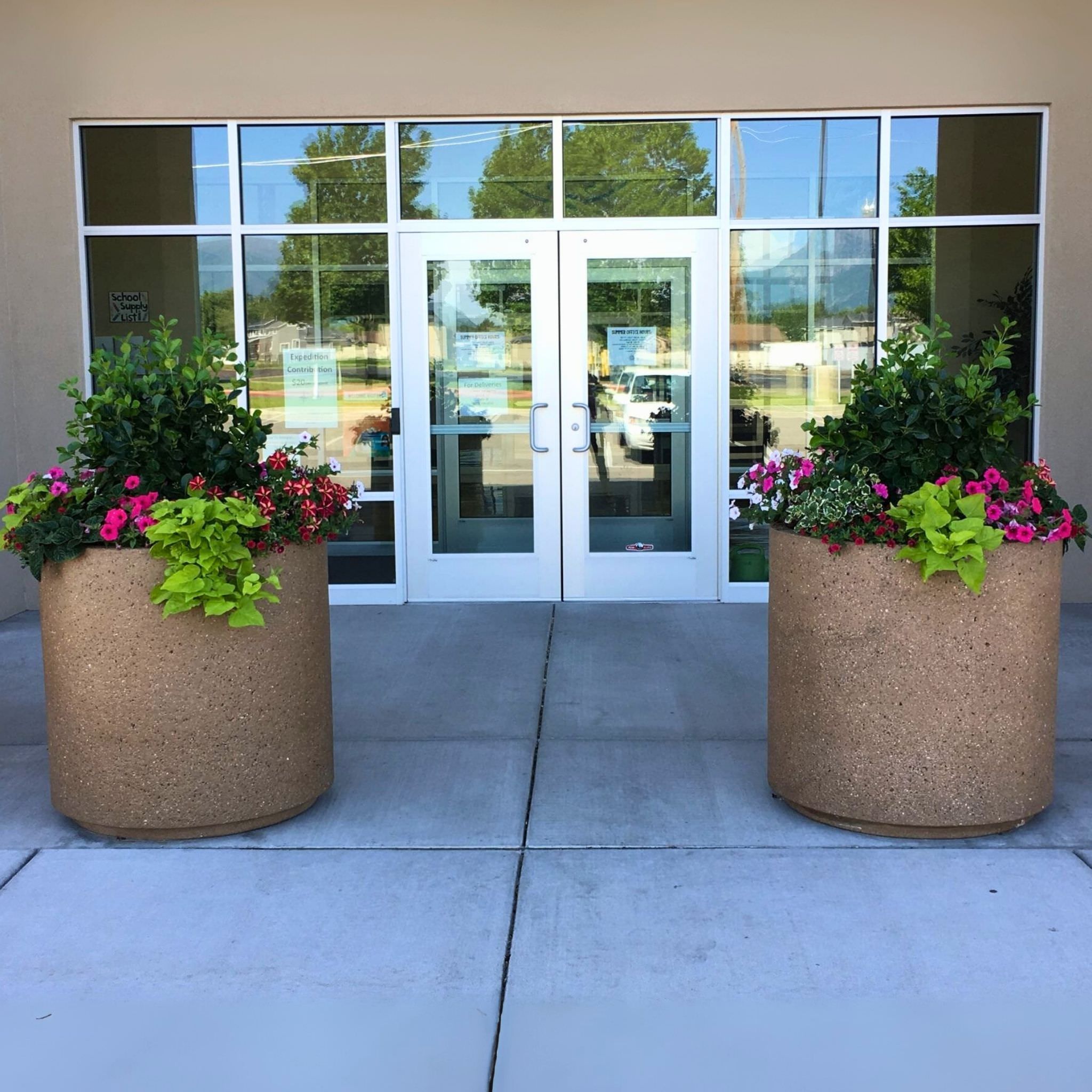 Commercial Concrete Planters