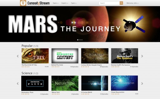 Streaming Service CuriosityStream Debuts Internationally Today