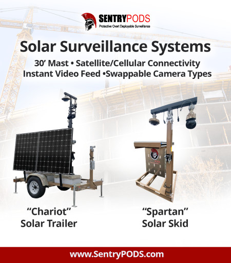 SentryPODS Mobile Solar Surveillance Options