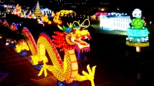 Featured dragon. Nearly 400 feet long