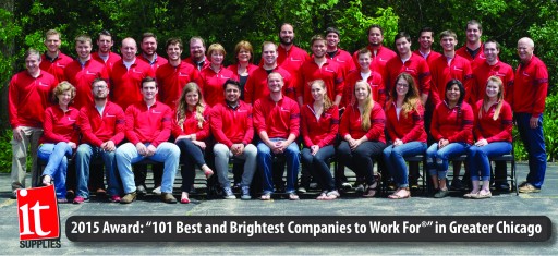 IT Supplies Inc. Named One of "Chicago's Best and Brightest Companies to Work For®"