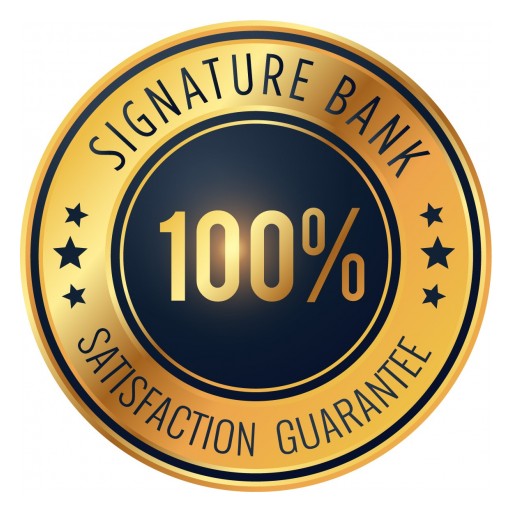 Signature Bank of Georgia Launches 100% Satisfaction Guarantee to Clients
