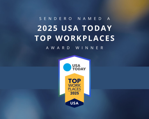 Sendero Consulting Named a 2025 USA TODAY Top Workplaces Award Winner