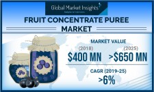 Fruit Concentrate Puree Market Forecasts 2019-2025