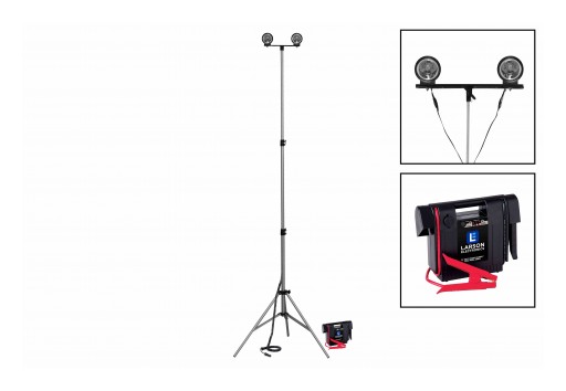 Larson Electronics Releases 50W LED Work Light With Tripod Mount, 3.5' to 10', 5,500 Lumens