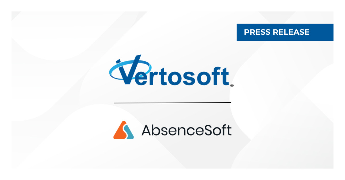Vertosoft Named as New Public Sector Distributor for AbsenceSoft's ...