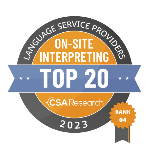 Hanna Interpreting Services Named Fourth Largest Company Globally for On-Site Interpretation