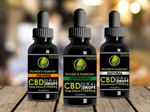 Oliver's Harvest Releases 1000 Mg CBD Tincture, Completing Line of Broad-Spectrum, Zero-THC Oral Drops