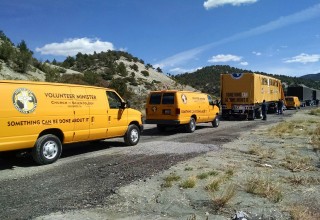 Something CAN Be Done About It Convoy heading for Texas with 200 tons of building supplies to help residents rebuild their homes