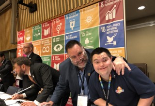 Mark and John Cronin Sign EO Declaration on SDGs
