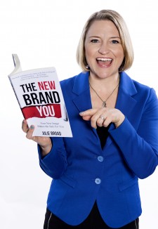 Author Julie Broad with The New Brand You 