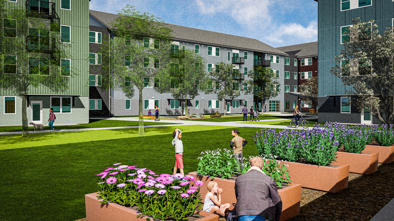 Courtyard at The Ava