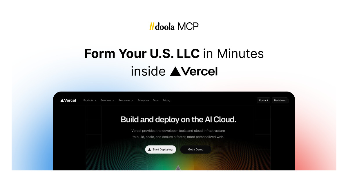 doola-brings-llc-formation-to-vercel-closing-the-gap-between