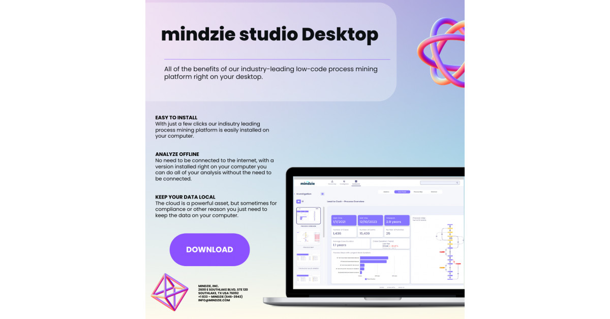 mindzie Launches New Free Desktop Process Mining Software | Newswire