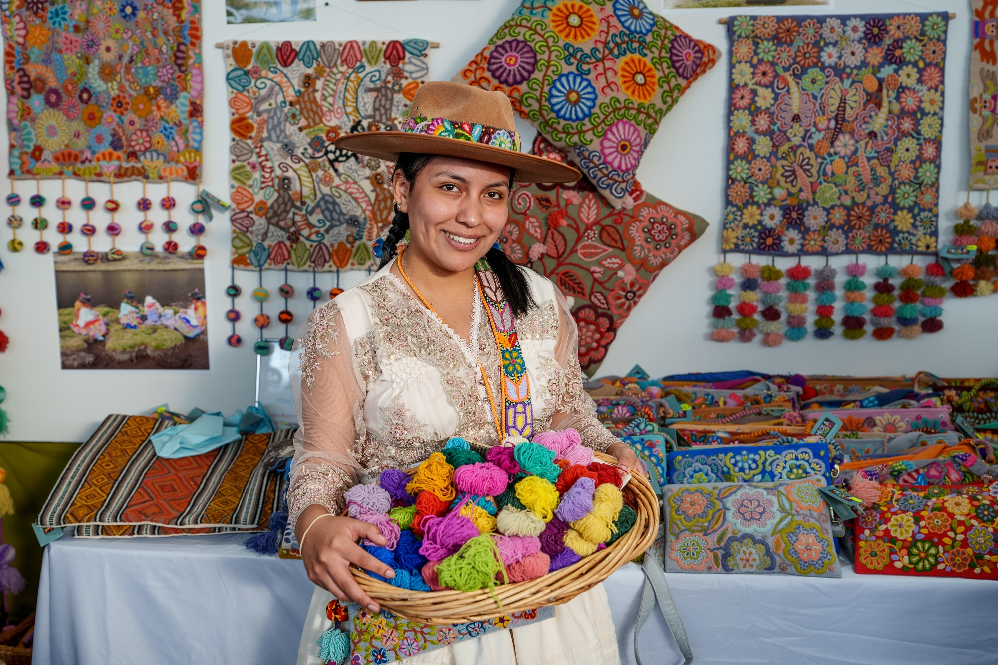 Multicolores at the IFAM Sustainability tent 2025. Photo © Christine Alexander