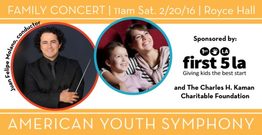 Free "Family Music Adventure" Concert From American Youth Symphony and First 5 LA