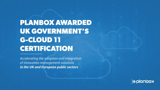 Planbox Awarded UK Government's G-Cloud 11 Certification