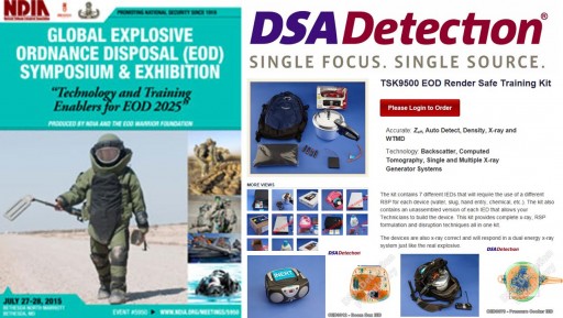 DSA Detection to Attend July 2015 Global EOD Exhibition