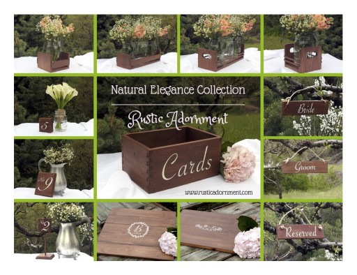 Rustic Adornment Releases Summer Line of Wedding Decor — the Natural Elegance Collection