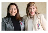 Paula Gutierrez, Vice President of United for Human Rights Miami and Gracia Bennish, President of United for Human Rights Florida