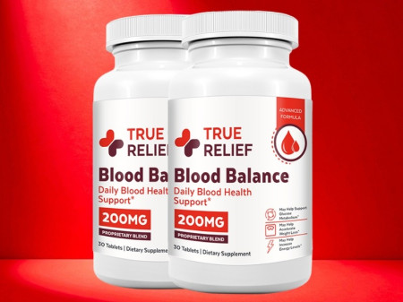 TrueRelief Blood Balance Natural Support for Blood Sugar