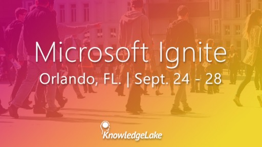 KnowledgeLake to Attend Microsoft Ignite as a Silver Sponsor