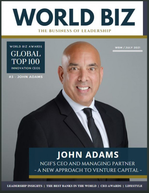 World Biz Magazine Awards Double Recognition to John Adams, CEO and Managing Partner of NGIF