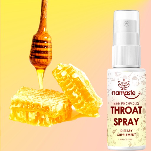 Namaste Supplements Bee Propolis Throat Spray Helps Customers Stay Healthy and Feel Better During Cold and Flu Season