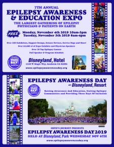 Epilepsy Awareness Day at Disneyland 2019 Postcard