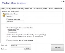 TSplus Enhanced Client Generator