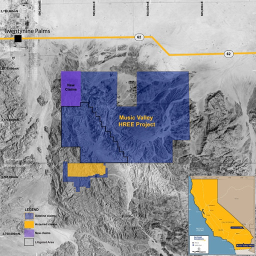 Dateline Expands Music Valley HREE Project